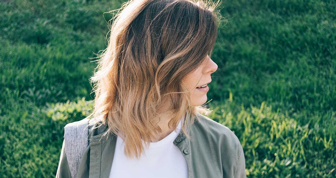 Corte médio feminino: long bob
